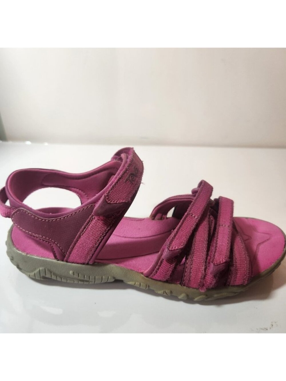 Teva Tanza Girls Pink Purple Athletic Outdoor‎ Sandals Size 1